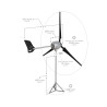 Horizontaler Windgenerator Magnum 10 kW - Saubere Energie