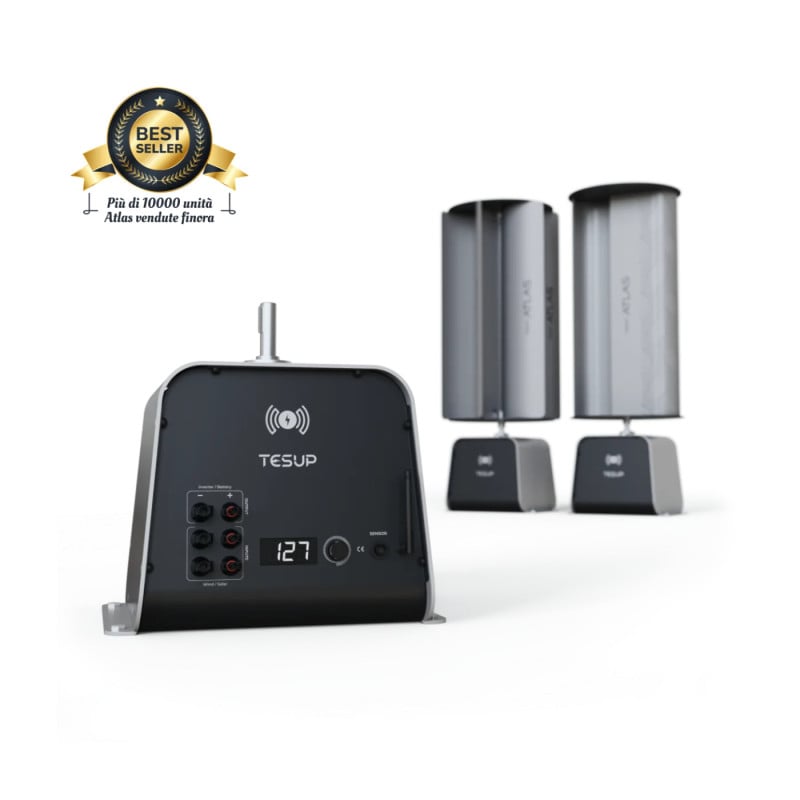 Atlas 10 kW Vertical Wind Turbine - Sustainable Energy Atlas 10 kW Vertical Wind Turbine - Sustainable Energy