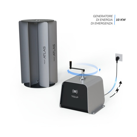 Atlas 10 Kw Vertical Wind Turbine Sustainable Energy