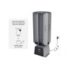 Generador Eólico Vertical Atlas 10 kW - Energía Sostenible