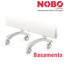 NOBO FS40 Rollfüße für 40-cm-Heizkörper | MR WATT