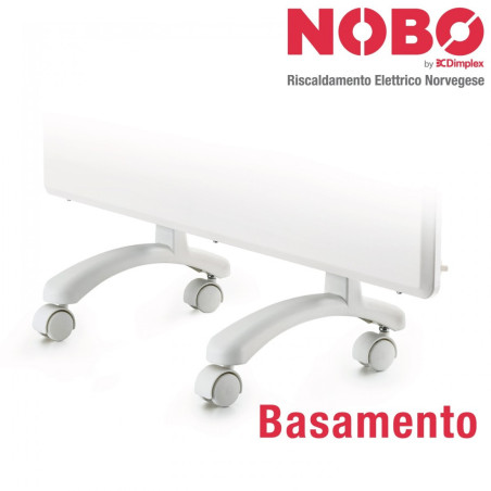 Socle avec roulettes pour radiateur électrique NOBO