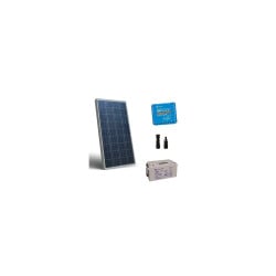 Solarkit 115W 12V mit AGM-Batterie 60Ah und MPPT-Regler