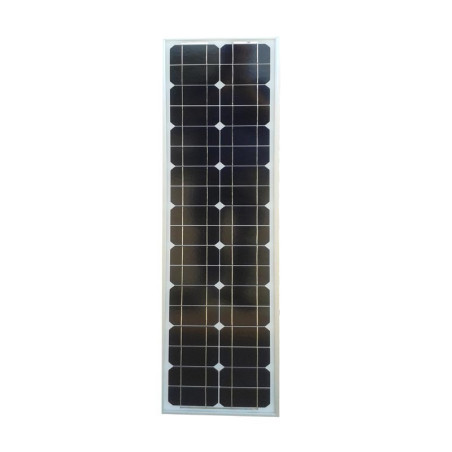 Panel Solar Slim 50W 12V para Autocaravana Fabricado en Italia
