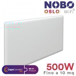 Radiatore NOBO OSLO WiFi 500W - Calore smart per 10 m²