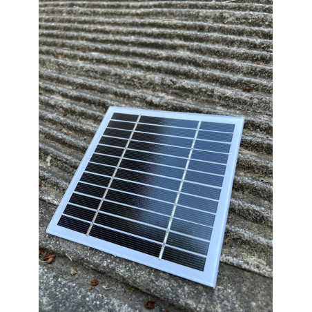 6V Monokristallines Solarmodul 140x140mm Kompakt