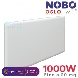 Radiatore NOBO OSLO WiFi 1000W - Calore smart per 20 m²