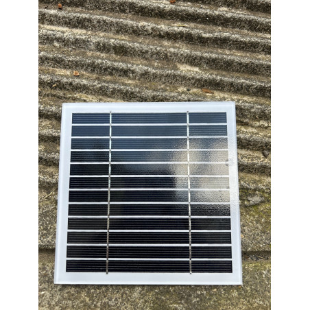 7V Monocrystalline Solar Panel 140x140mm Compact