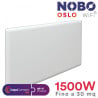 Radiatore NOBO OSLO WiFi 1500W - Calore smart per 30 m²