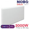 Radiatore NOBO OSLO WiFi 2000W - Calore smart per 35 m²