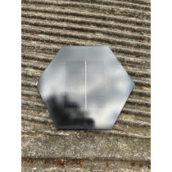 7V Monocrystalline Hexagonal Solar Panel 97.5x84.4mm Compact