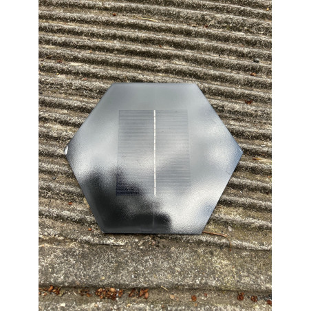 Panneau Solaire 7V Monocristallin hexagonal 97,5x84,4mm Compact