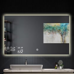 Smart Spiegel BVF ADELING 100x60cm 350W mit LED und Heizung