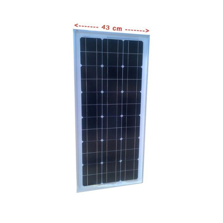 Panel fotovoltaico barco 75W 12V Made in Italy 43 cm
