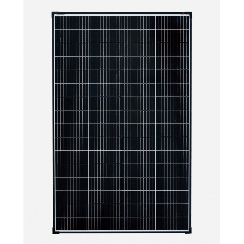 Panneau Solaire 100W Monocristallin DOKIO – Résistant Aux Intempéries, étanche Et Super Efficace Pour Camping, Van Ou Maison