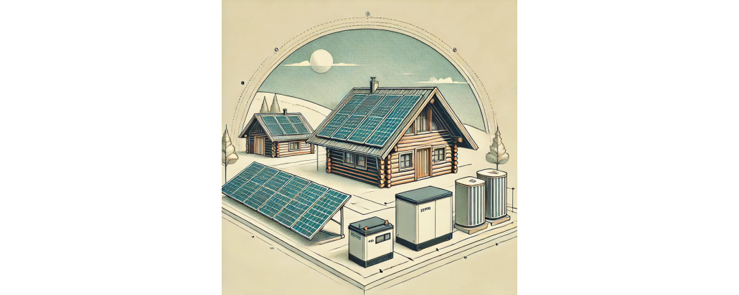 Photovoltaic kits for cabins - Solar energy in remote locations