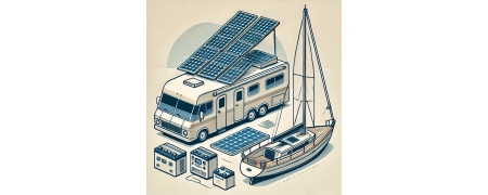 Photovoltaik-Kits für Wohnmobile und Boote - Mobile Solarenergie