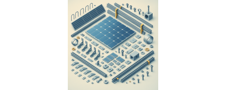 Verleihe deiner Anlage Stabilität mit Trägern und Solarmodulen