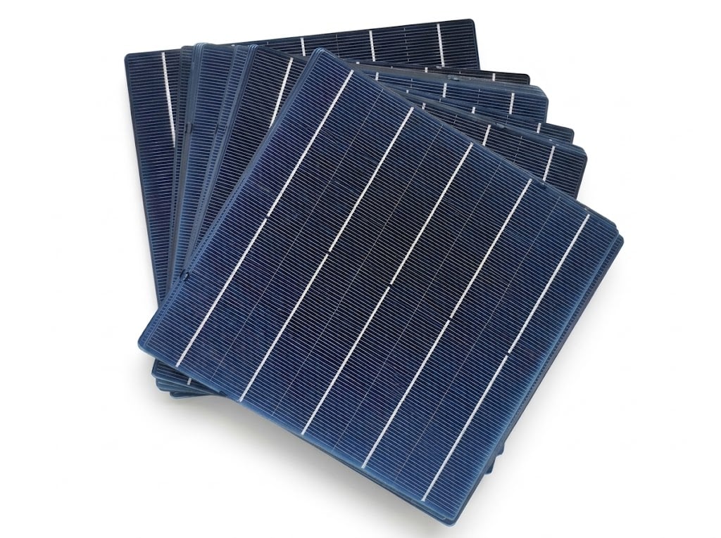 Cella solare bifacciale fronte retro