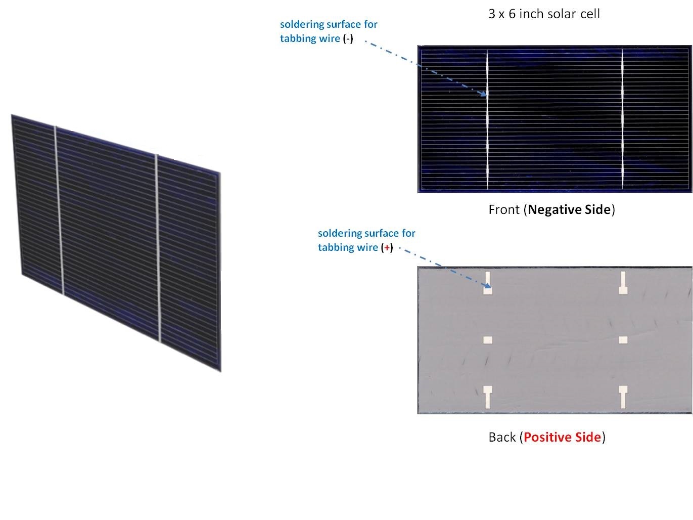 soldering polycrystalline solar cells